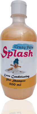 

Crazy Pets spsm101 Conditioning, Anti-dandruff Floral Dog Shampoo(500 ml)