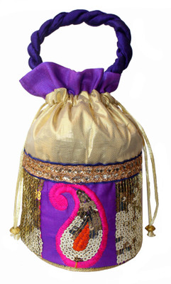 

Milan's creation TIKIKERI004PU Potli(Multicolor)