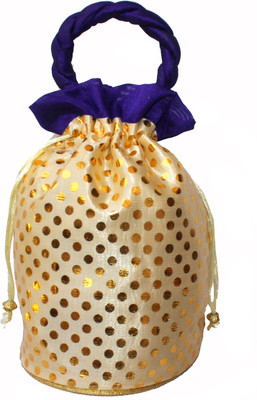 

Milan's creation GOLDDOT003BL Potli(Multicolor)