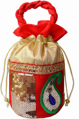 

Milan's creation TIKIKERI002RD Potli(Multicolor)