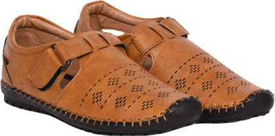 

SRX Fashion Men Tan Sandals