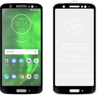 Case Creation Edge To Edge Tempered Glass for Moto G6 2018(Pack of 1)