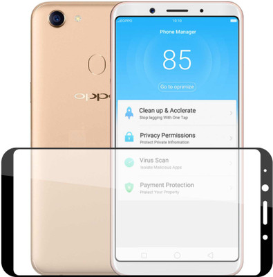 CASE CREATION Edge To Edge Tempered Glass for Oppo F5(Pack of 1)