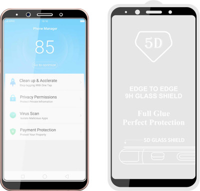 CASE CREATION Tempered Glass Guard for Oppo F5(Pack of 1)