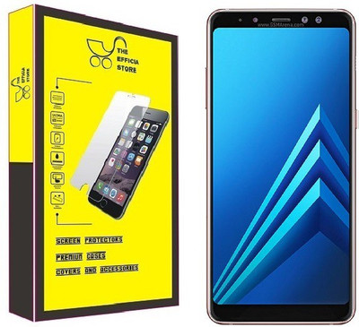 Efficia Tempered Glass Guard for Samsung Galaxy A8 Plus(Pack of 1)