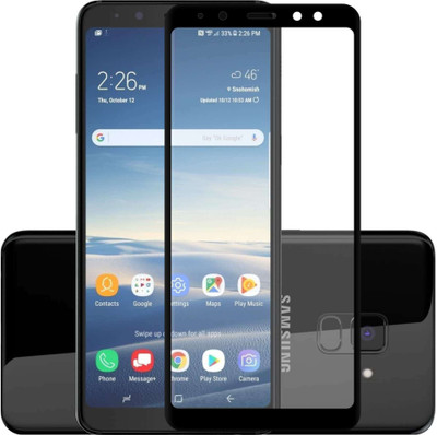 CASE CREATION Edge To Edge Tempered Glass for New Samsung Galaxy A8 SM-A530 F/DS(Pack of 1)