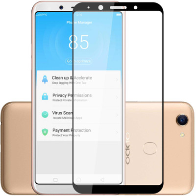 CASE CREATION Edge To Edge Tempered Glass for Oppo F5(Pack of 1)