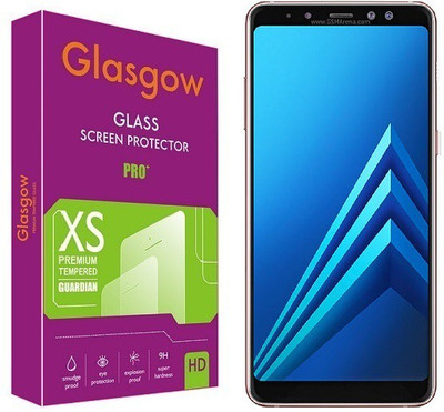 Glasgow Tempered Glass Guard for Samsung Galaxy A8 Plus(Pack of 1)