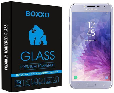 Boxxo Tempered Glass Guard for Samsung Galaxy J4 2018(Pack of 1)