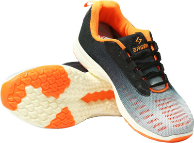 

sagma Running Shoes For Men(Black, Grey, Orange