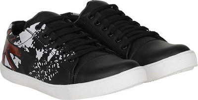 

John Sumi Casual Black Shoes Casuals For Men(Black