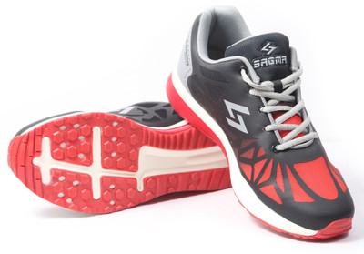 

sagma Running Shoes For Men(Red, Black