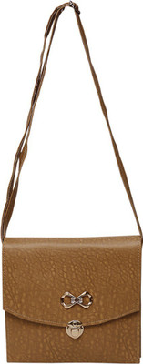 

Roshiaaz Women Casual Brown PU Sling Bag