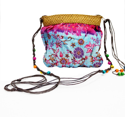 

Lelys Women Casual Multicolor Cotton Sling Bag