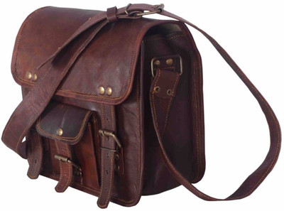 

Pranjals House Boys & Girls Casual Brown Genuine Leather Sling Bag