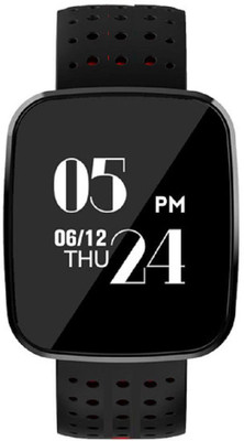 

VibeX Smart Fitness Band(Black Strap, Size : Free Size), Dim gray
