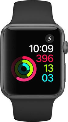 

MOBILZA Bluetooth Smart Watch Black Smartwatch(Black Strap Free Size)