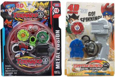 

Assemble 3 in 1 Blader Beyblade with Handle and small stadium for kids-Multicolor(Multicolor)