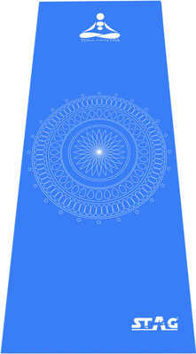 

Stag YOGA MANTRA PRINTED WITH COVER 180X60CM Blue, Silver 6 mm Yoga Mat