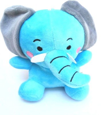 

Aparnas 19cm baby elephant New Cute soft toy Stuffed Cartoon Toy For kids birthday gift return gift love girl. - 19 cm(blue, grey)