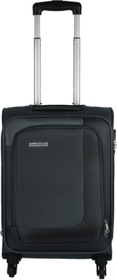 

American Tourister Nuvo Expandable Cabin Luggage -  inch(Grey, Black, Black;grey
