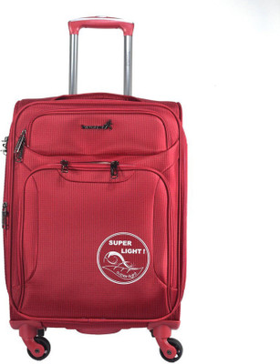 

TRAWORLD 20 inch 4wheel Trolley Bag Expandable Check-in Luggage -  inch(Red