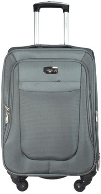 

TRAWORLD 24 inch 4wheel Trolley Bag Expandable Check-in Luggage -  inch(Grey