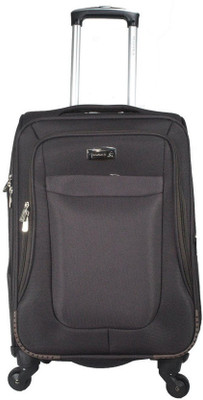 

TRAWORLD 24 inch 4wheel Trolley Bag Expandable Check-in Luggage -  inch(Brown