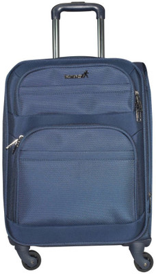 

TRAWORLD Earth-1002  inch 4Wheel Trolley Bag - Blue Expandable Check-in Luggage -  inch(Blue