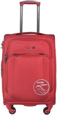 

TRAWORLD 24 inch 4wheel Trolley Bag Expandable Check-in Luggage -  inch(Red
