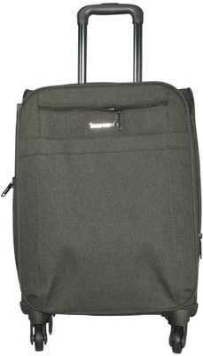 

TRAWORLD Earth-1001  inch 4Wheel Trolley Bag - Green Expandable Check-in Luggage -  inch(Green