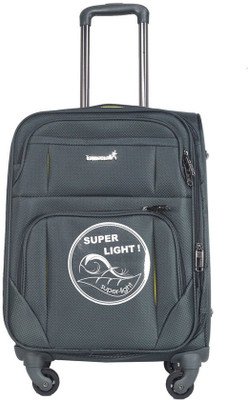 

TRAWORLD 20 inch 4wheel Trolley Bag Expandable Check-in Luggage -  inch(Grey
