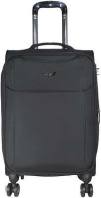 

TRAWORLD Jupiter-1001 28 inch 4Wheel Trolley Bag - Black Expandable Check-in Luggage -  inch(Black