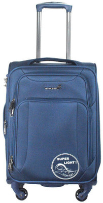 

TRAWORLD 20 inch 4wheel Trolley Bag Expandable Check-in Luggage -  inch(Brown