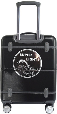 TRAWORLD  inch 4wheel Poly Carbonate Trolley Bag Expandable Check-in Luggage -  inch(Black