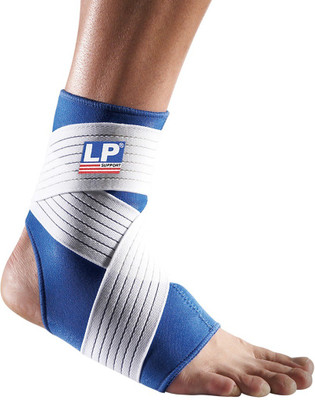 LP Support LP 728 ANKLE SUPPORT (WITH STRAP) Ankle Support (M, Blue)