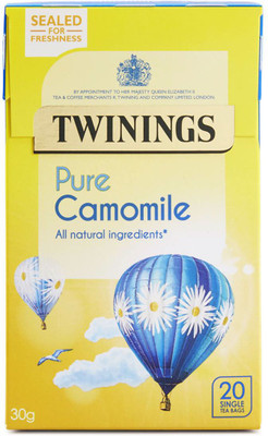 

Twinings Pure Camomile, 20 Tea Bags - 30g (20x1.5g) Chamomile Tea Bags Box(30 g)