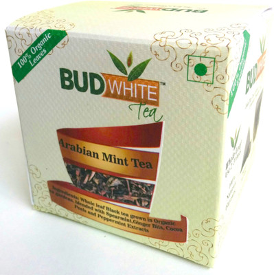 

BudWhite Arabian Mint Green Tea - 20 Pyramid teabags Mint Green Tea Bags(20 Bags, Box)