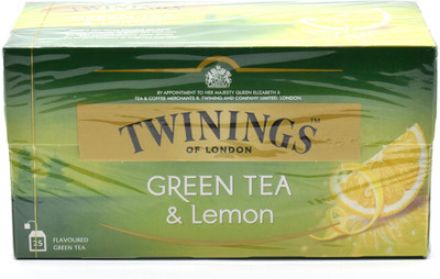 

Twinings Green Tea & Lemon, 25 Tea Bags - 40g Lemon Green Tea Bags Box(40 g)