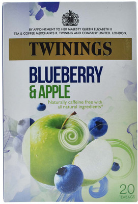 

Twinings Blueberry & Apple, 20 Teabags - 40g Blueberry, Apple Instant Tea Bags(40 g, Box)