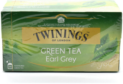 

Twinings Green Tea Earl Grey, 25 Tea Bags - 40g Assorted Green Tea Bags Box(40 g)