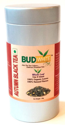 BudWhite Autumn Black - 50 G Loose Tin Vanilla Black Tea(50 g, Plastic Bottle)