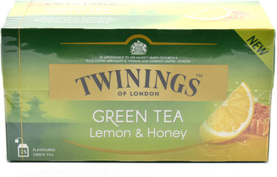 

Twinings Green Tea & Lemon & Honey, 25 Tea Bags - 40g Lemon, Honey Green Tea Bags Box(40 g)