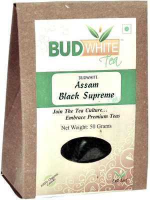 

BudWhite Assam Black Supreme Tea - 50 G Loose Unflavoured Black Tea Box(50 g)
