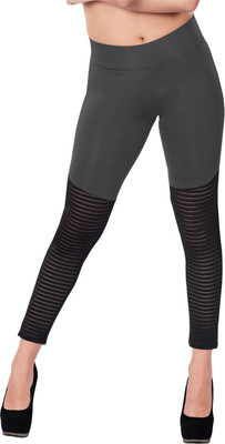 dermawear Solid Women Grey Tights