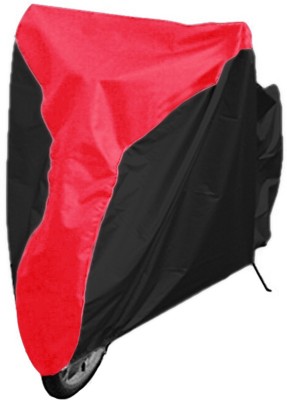 A+ RAIN PROOF Two Wheeler Cover for Piaggio(Vespa LX, Red, Black)