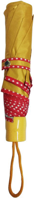 

Babji 3 Fold Yellow Nylon Cloth With Piping High Quality For Men's & Women's Umbrella(Yellow)