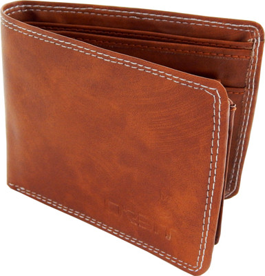 

Orbit Men Tan Genuine Leather Wallet(7 Card Slots)