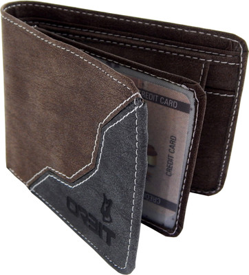 

Orbit Men Brown Genuine Leather Wallet(7 Card Slots)