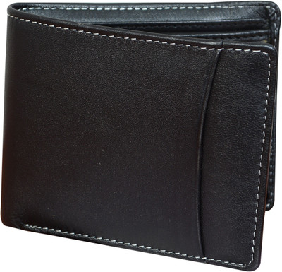 

UrbanGalore Men Black Genuine Leather Wallet(8 Card Slots)